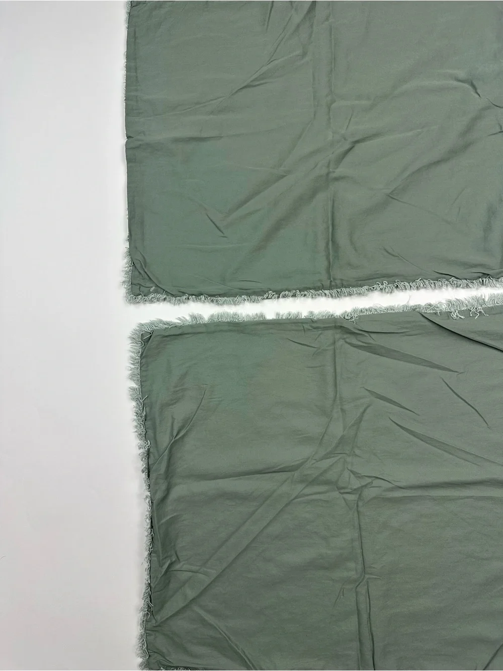 Casaluna Rayon Linen Full / Queen Pillow Cases Sage Green Two